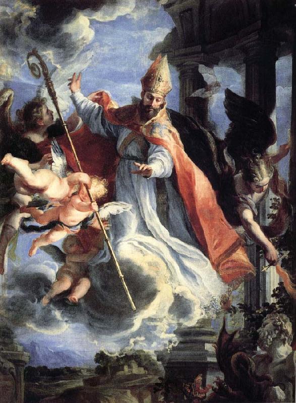 COELLO, Claudio Triumph ot St.Augustine oil painting image